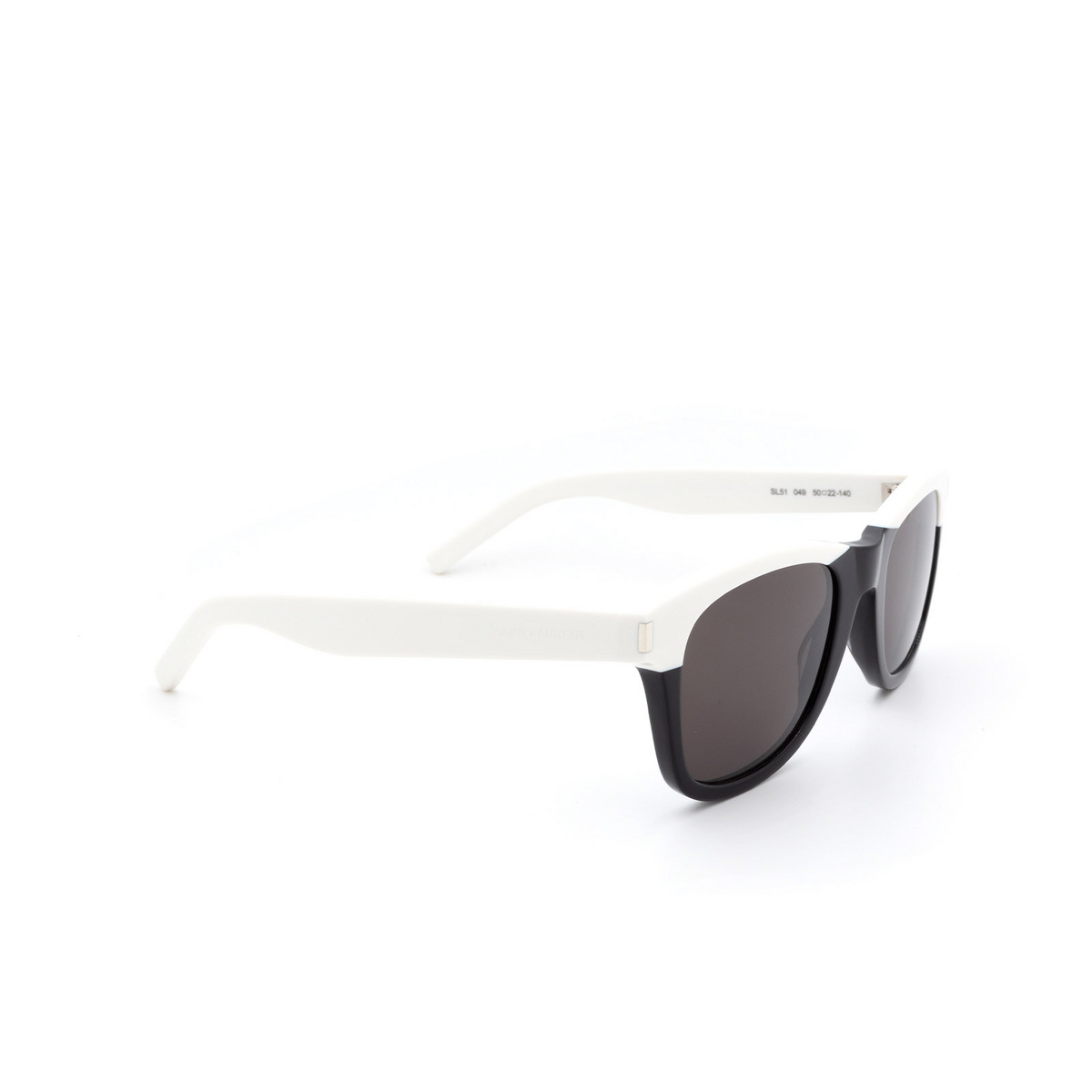 Saint Laurent® Square Sunglasses: SL 51 color 049 Black - product thumbnail 2/3