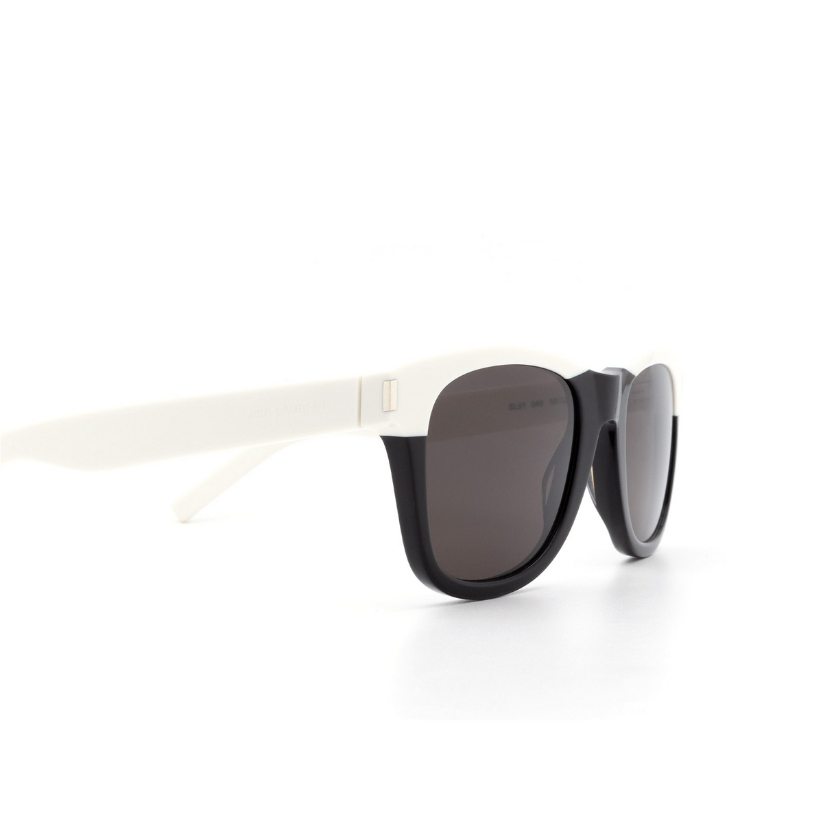Saint Laurent® Square Sunglasses: SL 51 color 049 Black - product thumbnail 3/3