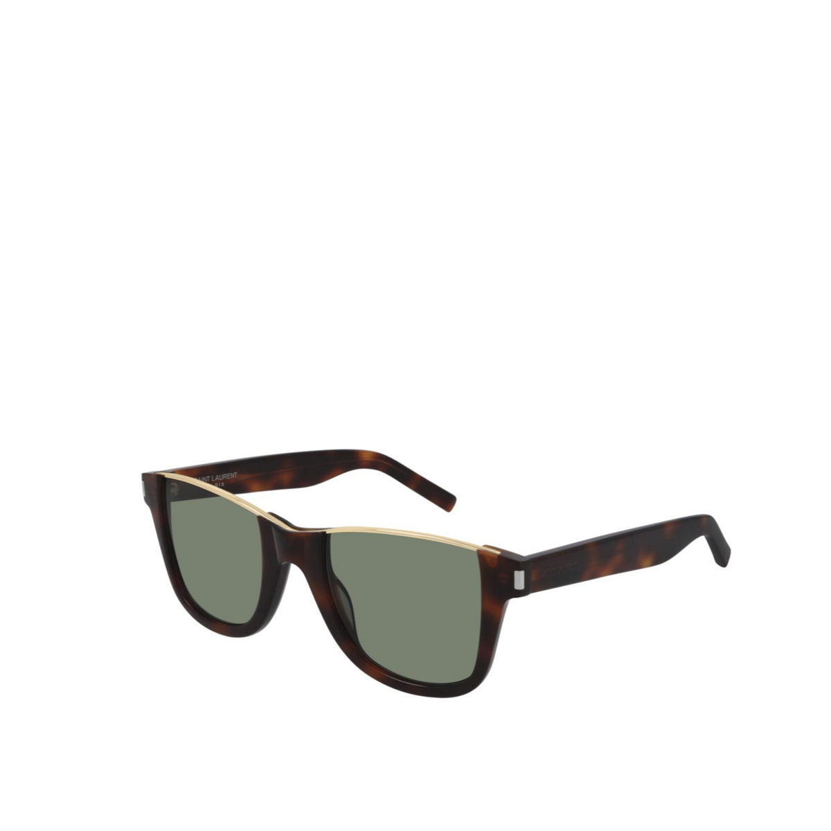 Saint Laurent® Square Sunglasses: SL 51 CUT color Havana 002 - product thumbnail 2/2.