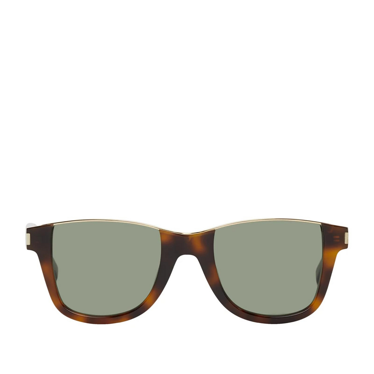 Saint Laurent® Square Sunglasses: SL 51 CUT color 002 Havana - product thumbnail 1/2