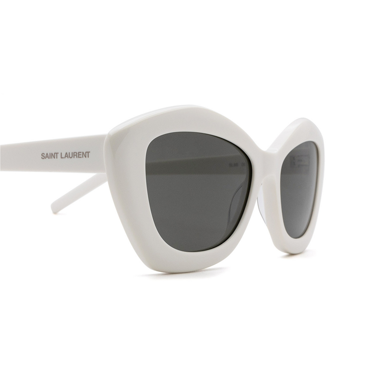 Saint Laurent® Cat-eye Sunglasses: SL 68 color Ivory 004 - 3/3.