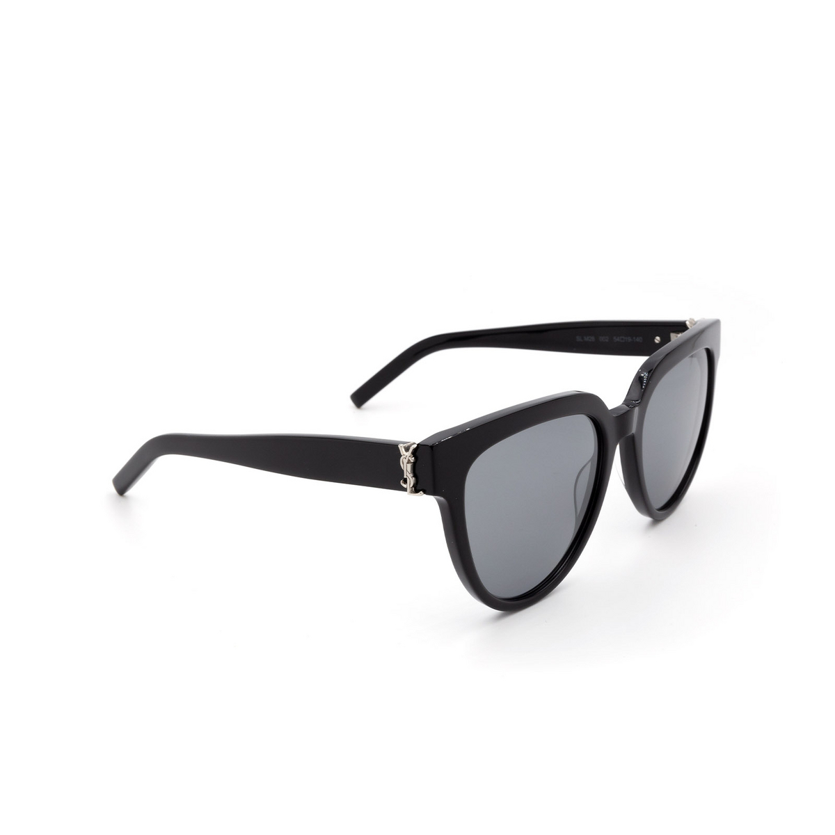 Saint Laurent® Butterfly Sunglasses: SL M28 color 002 Black - product thumbnail 2/3
