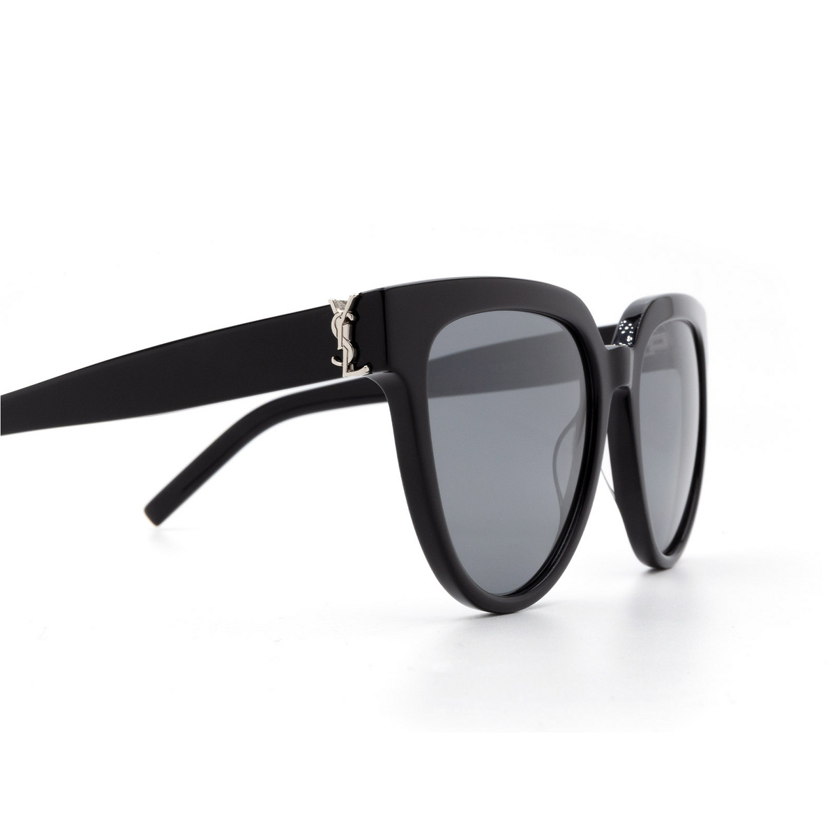 Saint Laurent® Butterfly Sunglasses: SL M28 color 002 Black - product thumbnail 3/3