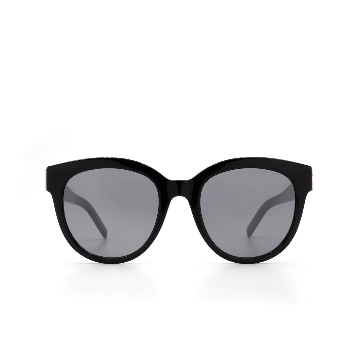 Saint Laurent® Round Sunglasses: SL M29 color 002 Black - 1/3