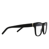 Saint Laurent® Square Eyeglasses: SL M33 color Black 003 - product thumbnail 2/3.