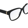 Saint Laurent® Square Eyeglasses: SL M33 color Black 003 - product thumbnail 3/3.