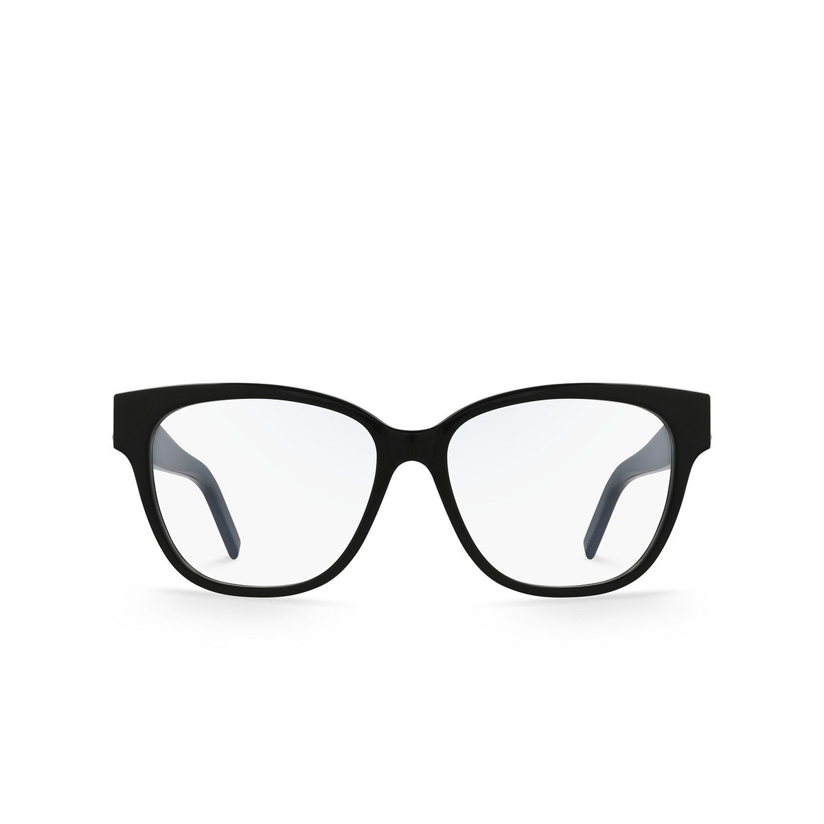 Saint Laurent® Square Eyeglasses: SL M33 color Black 003 - front view.