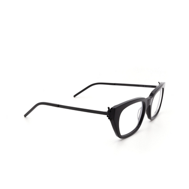 Lunettes de vue Saint Laurent SL M48 001 black - Vue trois quarts