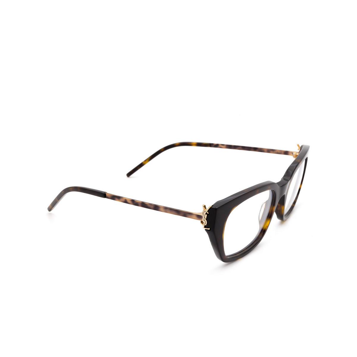 Saint Laurent® Cat-eye Eyeglasses: SL M48 color Havana 004 - 2/3.