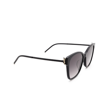 Saint Laurent SL M48S/K Sunglasses 002 black - three-quarters view
