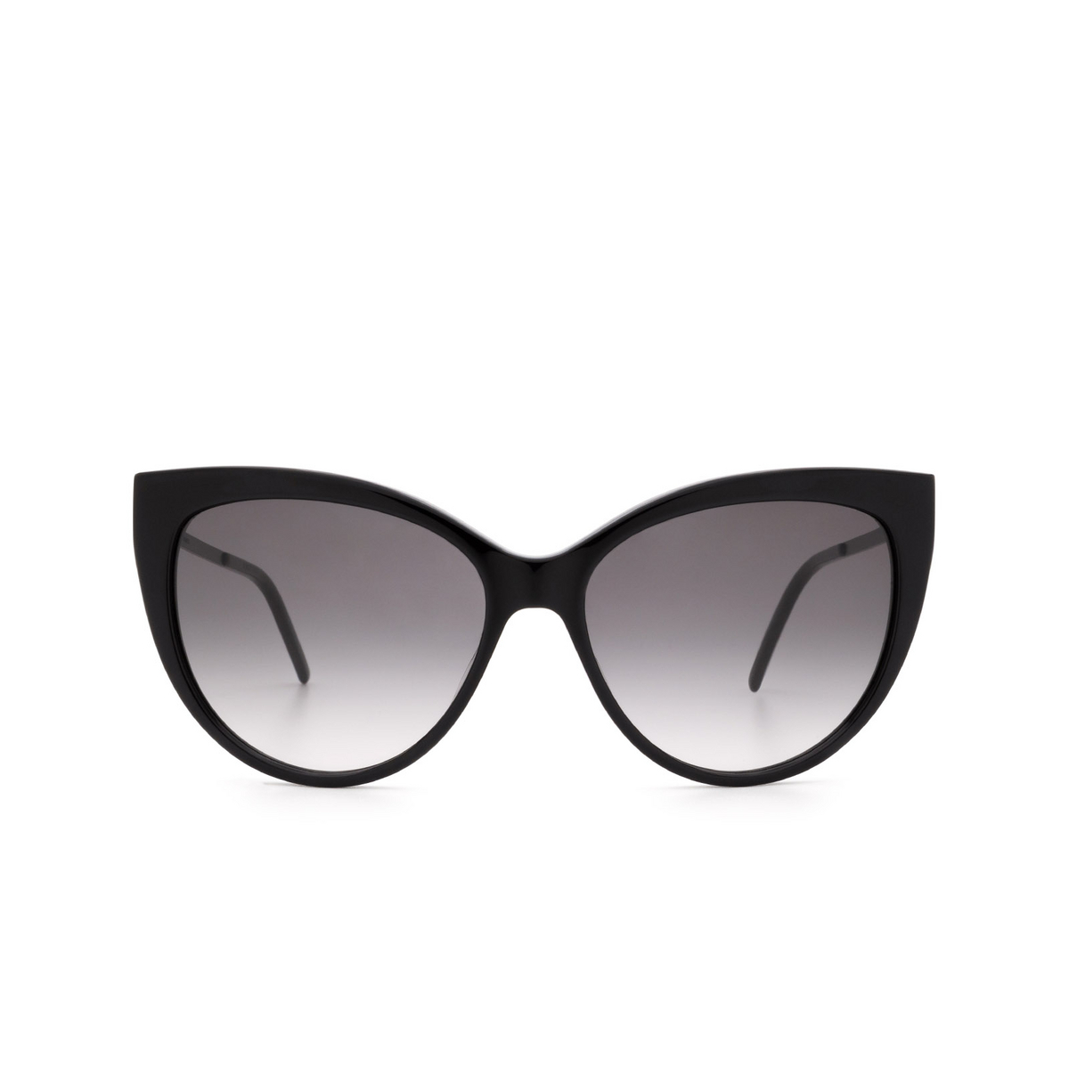 Saint Laurent® Cat-eye Sunglasses: SL M48S_A color 002 Black - product thumbnail 1/3