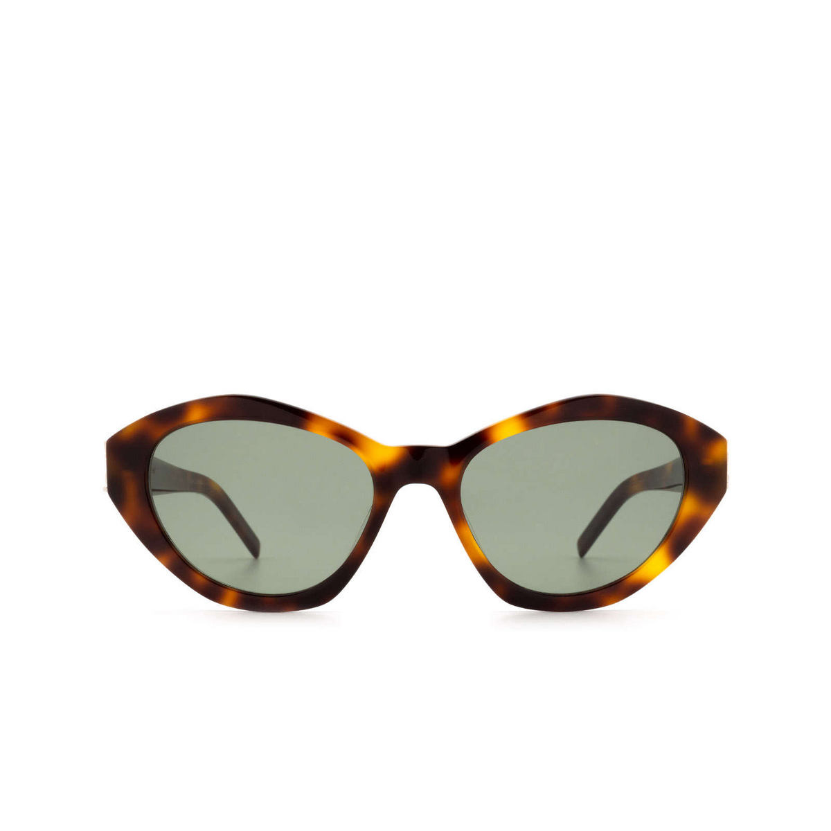 Saint Laurent® Sunglasses: SL M60 color Havana 003 - front view.