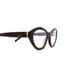 Saint Laurent® Irregular Eyeglasses: SL M60 OPT color Havana 002 - product thumbnail 3/3.