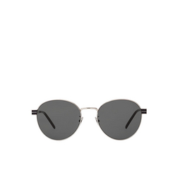 Saint Laurent® Round Sunglasses: SL M65 color 001 Silver 