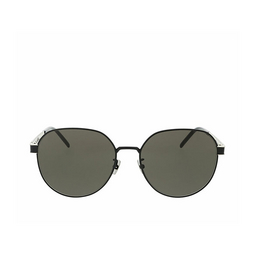 Saint Laurent® Round Sunglasses: SL M66 color 002 Black 