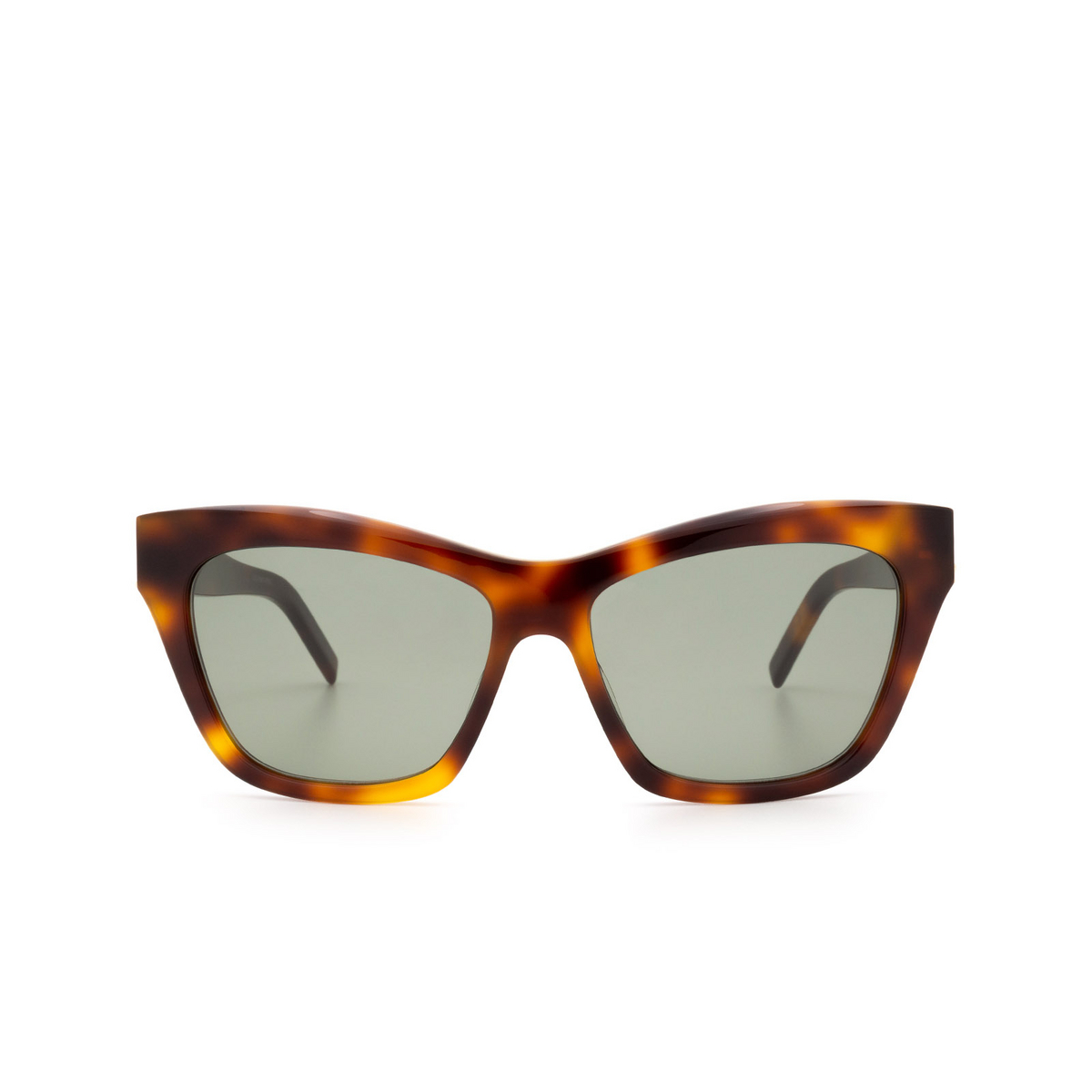 Saint Laurent® Cat-eye Sunglasses: SL M79 color Havana 002 - product thumbnail 1/3.