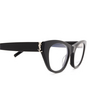 Saint Laurent® Cat-eye Eyeglasses: SL M80 color Black 001 - product thumbnail 3/3.