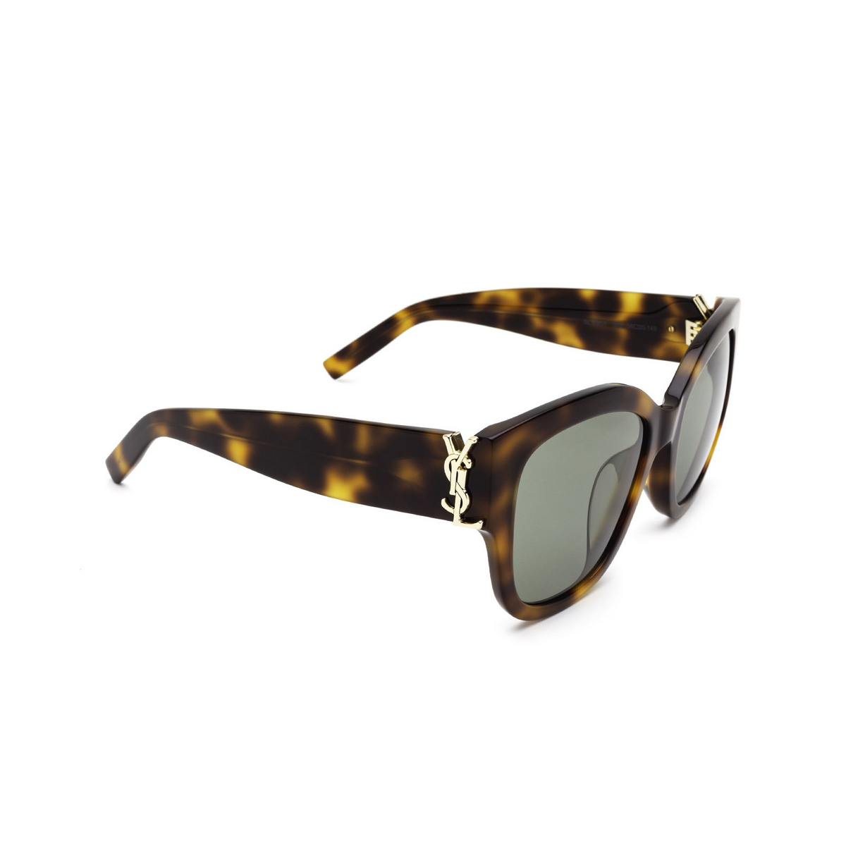 Saint Laurent SL M95/F Sunglasses 003 Havana - three-quarters view