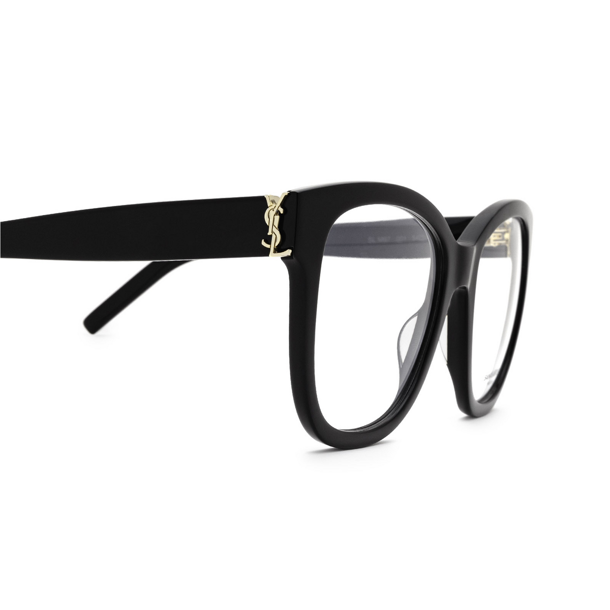 Saint Laurent SL M97 Eyeglasses 001 Black - 3/4