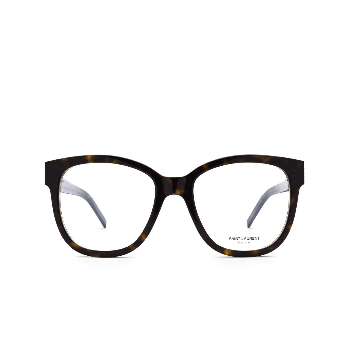 Saint Laurent SL M97 Eyeglasses 004 Dark Havana - front view