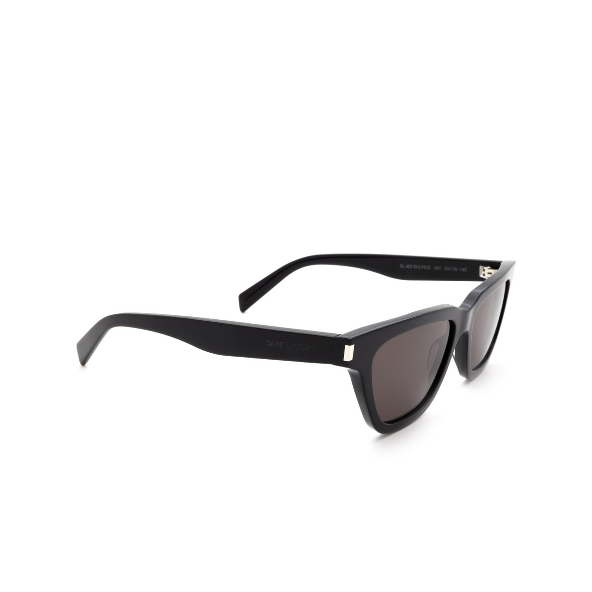 Saint Laurent SL 462 SULPICE Sunglasses 001 Black - three-quarters view