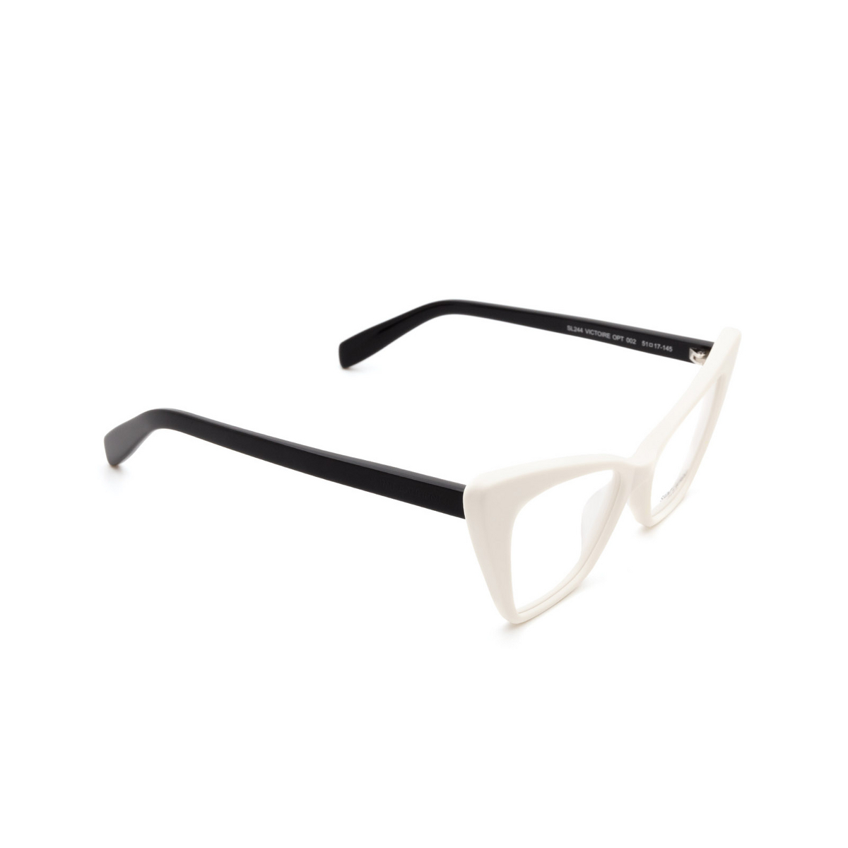 Saint Laurent SL 244 VICTOIRE Eyeglasses 002 White - 2/4