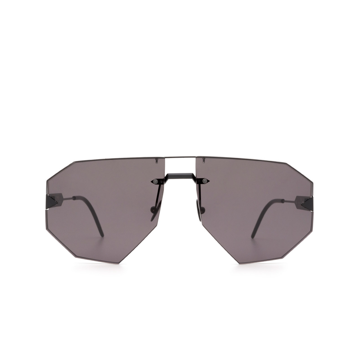 Soya® Irregular Sunglasses: Raf color Matte Black Blk-fs - front view.
