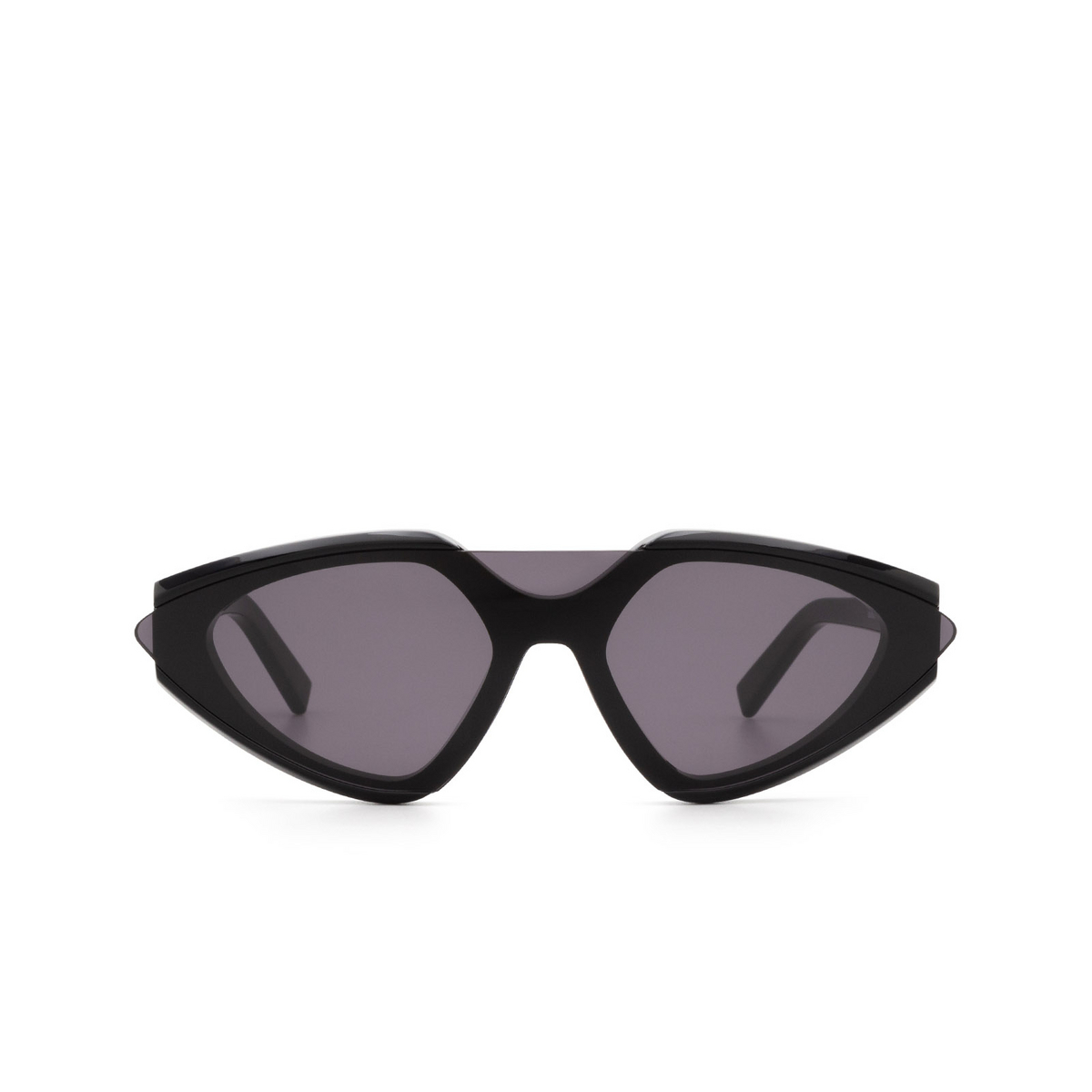 Sportmax® Irregular Sunglasses: SM0001 color Black 01A - front view.