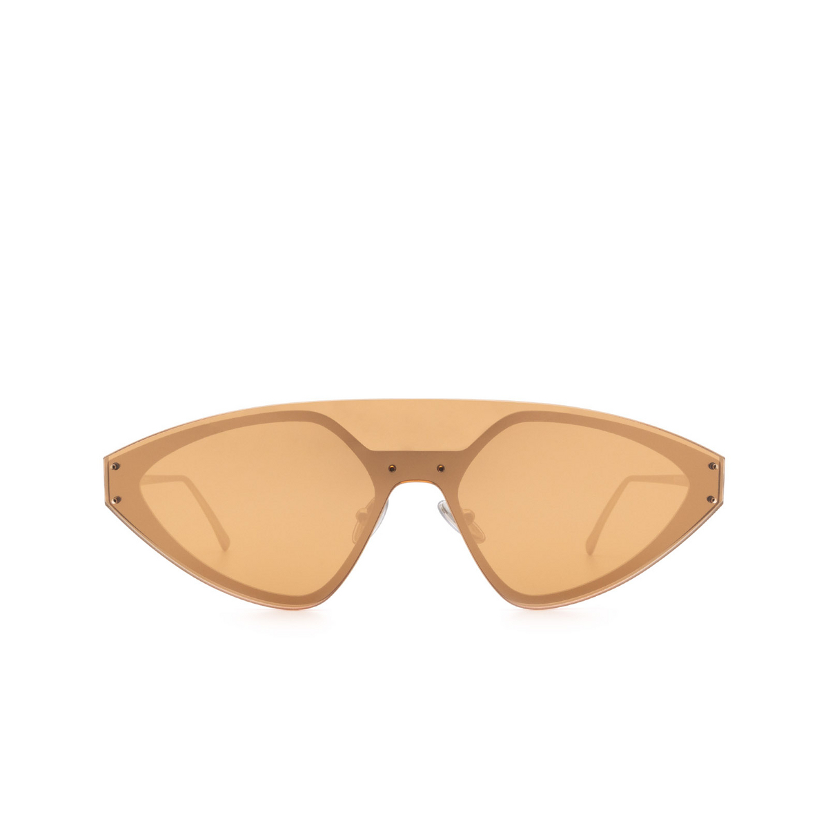 Sportmax® Irregular Sunglasses: SM0002 color Palladium 17G - front view.