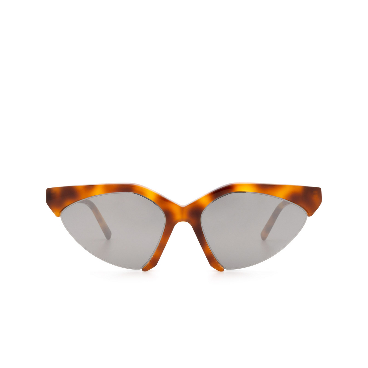 Sportmax® Irregular Sunglasses: SM0035 color Havana 53C - front view.
