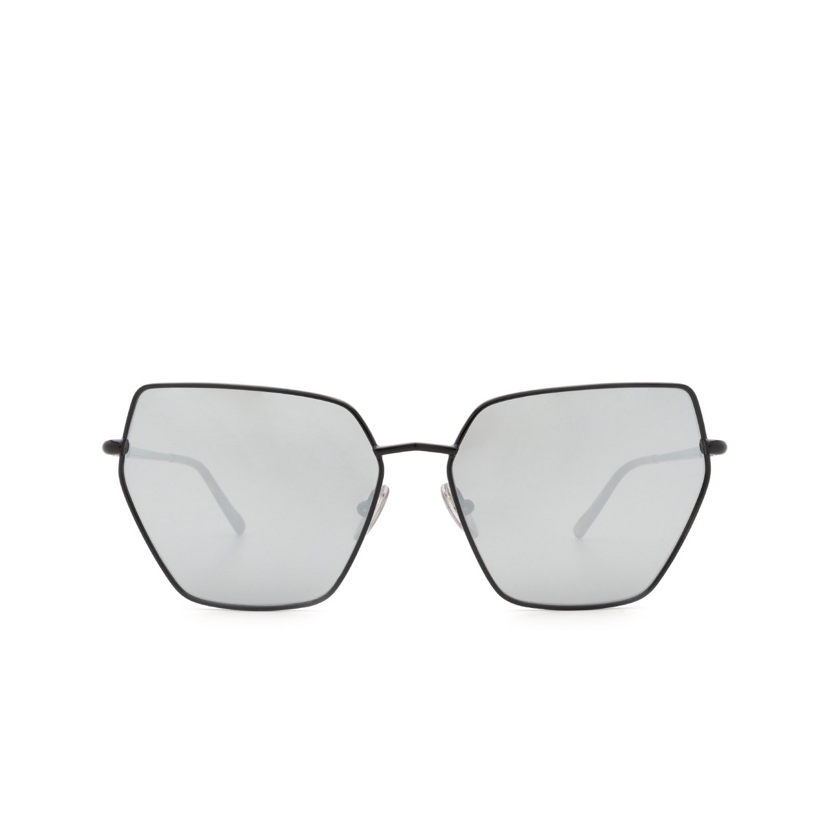 Sportmax® Irregular Sunglasses: SM0036 color Black 01C - front view.