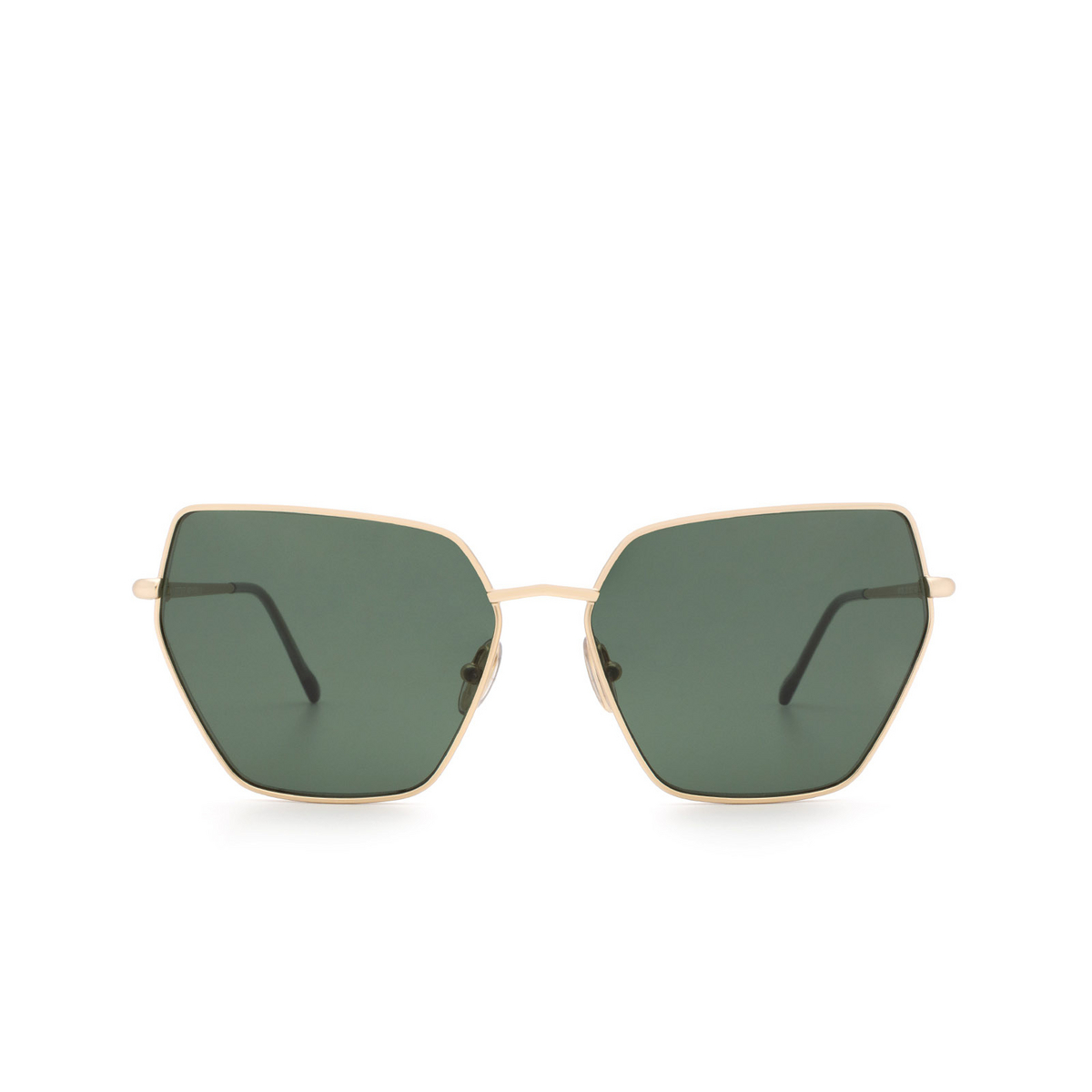 Sportmax® Irregular Sunglasses: SM0036 color Gold 32N - front view.
