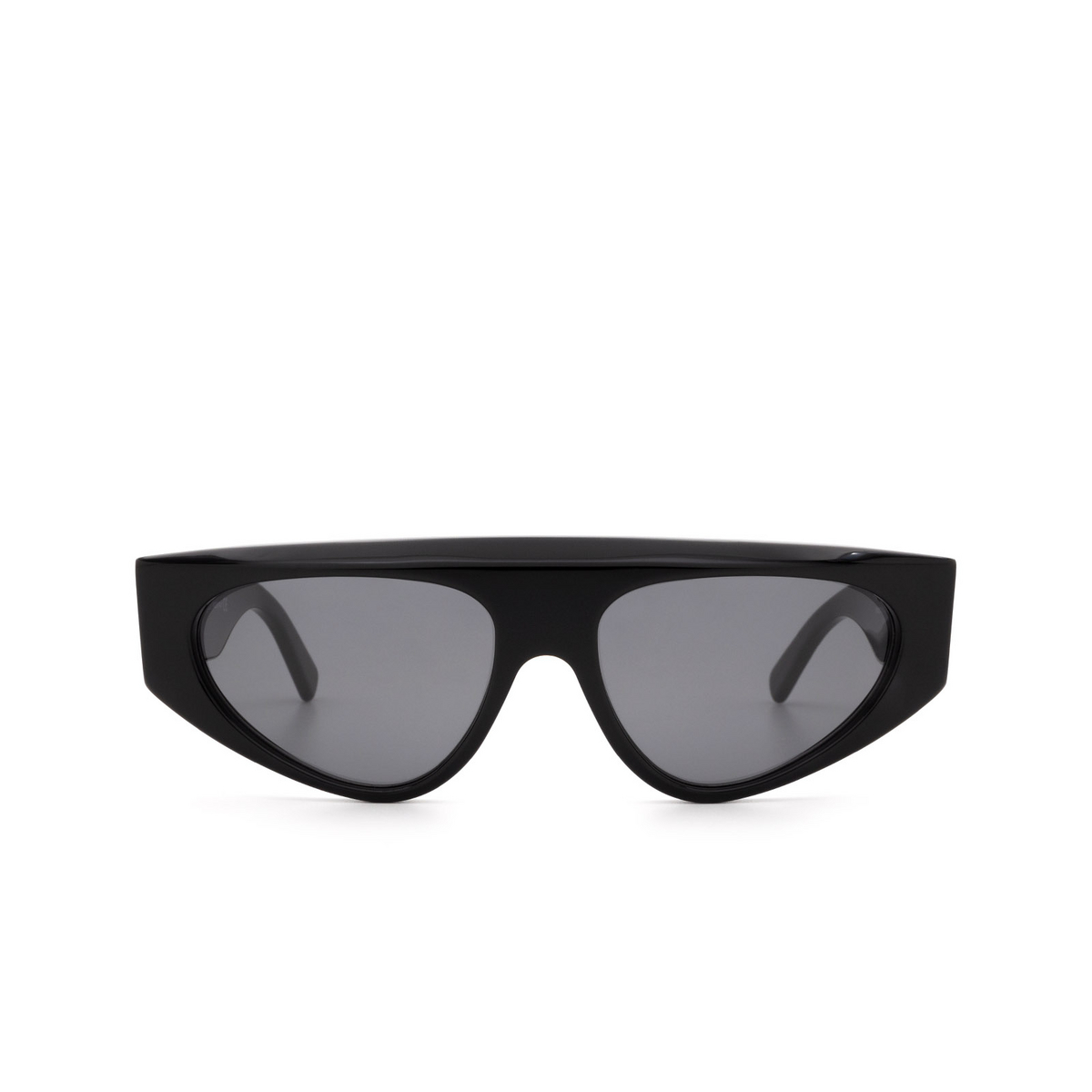Sportmax® Irregular Sunglasses: SM0037 color Black 01A - front view.