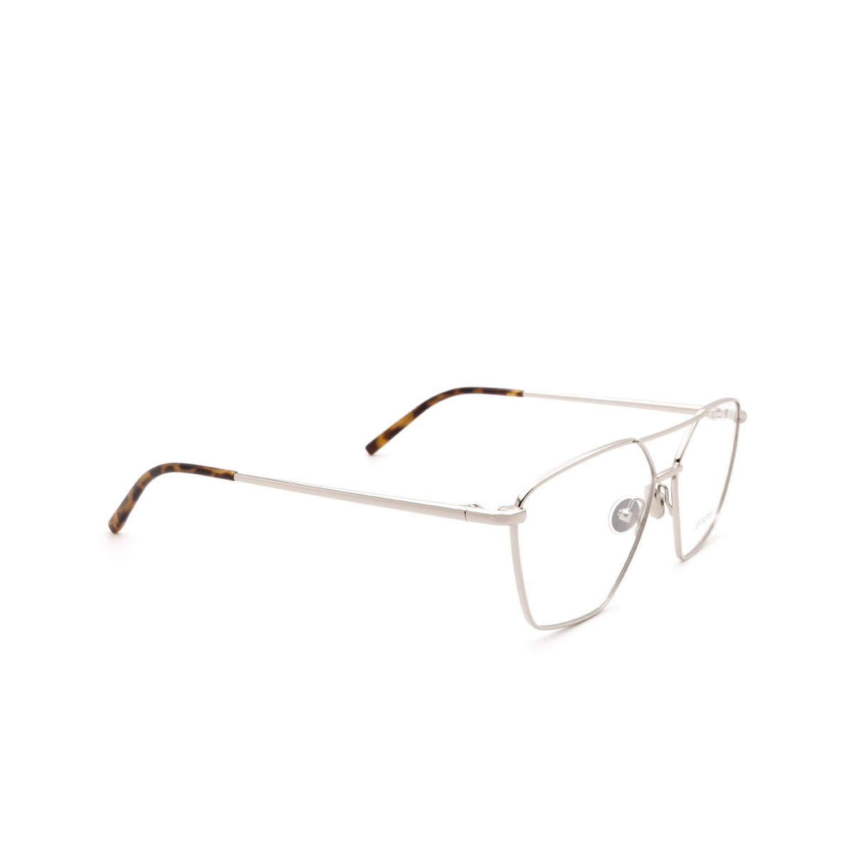 Sportmax® Irregular Eyeglasses: SM5009 color Grey 016 - three-quarters view.