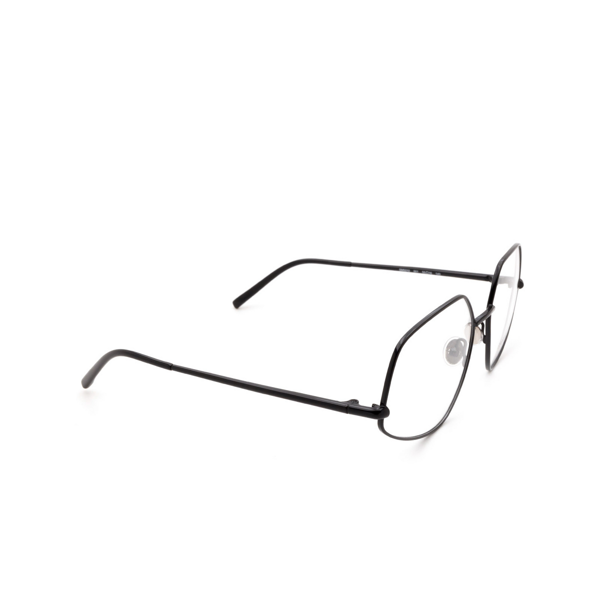Sportmax® Square Eyeglasses: SM5010 color 001 Black - three-quarters view
