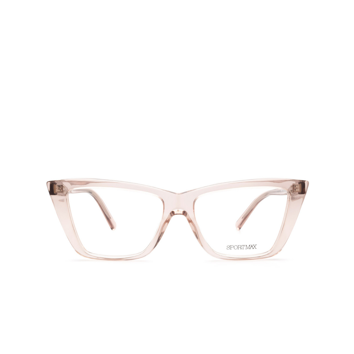 Sportmax® Irregular Eyeglasses: SM5017 color Pink 072 - front view.
