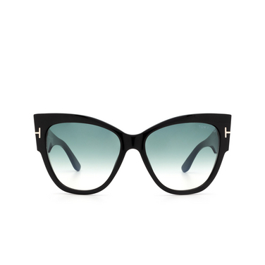 Gafas de sol Tom Ford ANUSHKA 01B shiny black - Vista delantera