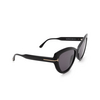 Gafas de sol Tom Ford ANYA 01A shiny black - Miniatura del producto 2/4