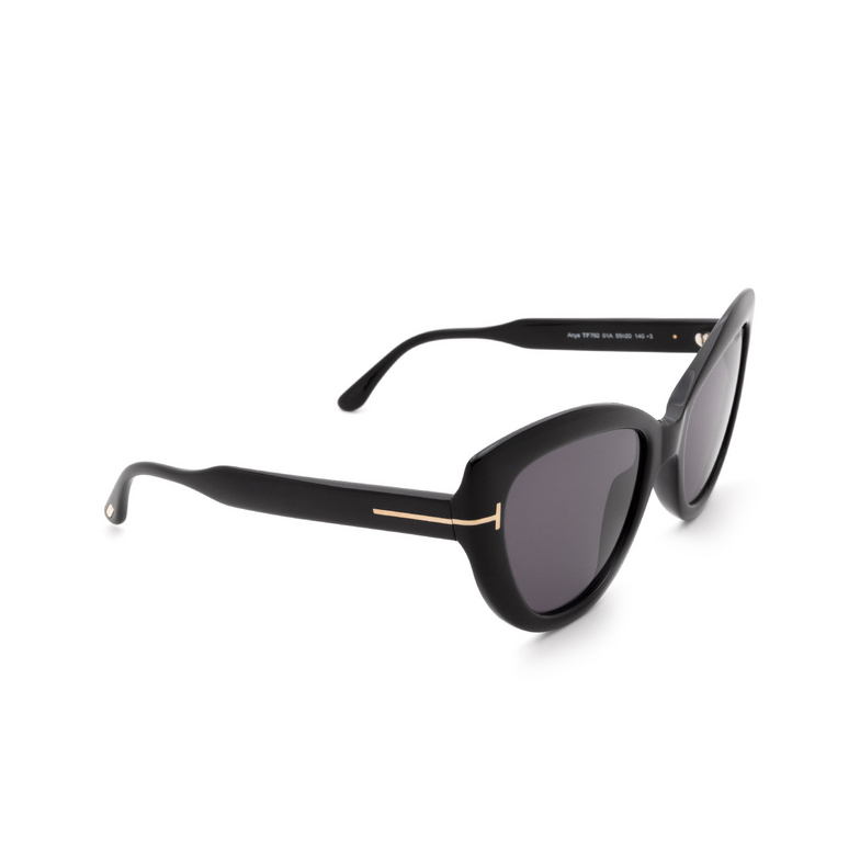 Gafas de sol Tom Ford ANYA 01A shiny black - 2/4