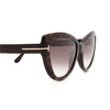 Tom Ford ANYA Sonnenbrillen 52K dark havana - Produkt-Miniaturansicht 3/4