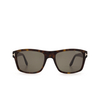 Tom Ford AUGUST Sunglasses 52N dark havana - product thumbnail 1/4