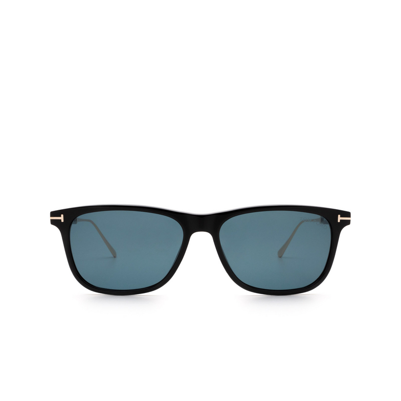 Tom Ford CALEB Sunglasses 01V shiny black - 1/4