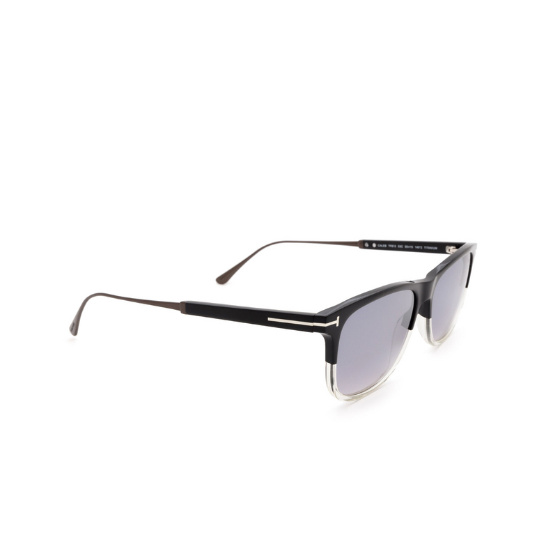 Gafas de sol Tom Ford CALEB 03C black & crystal - 2/4