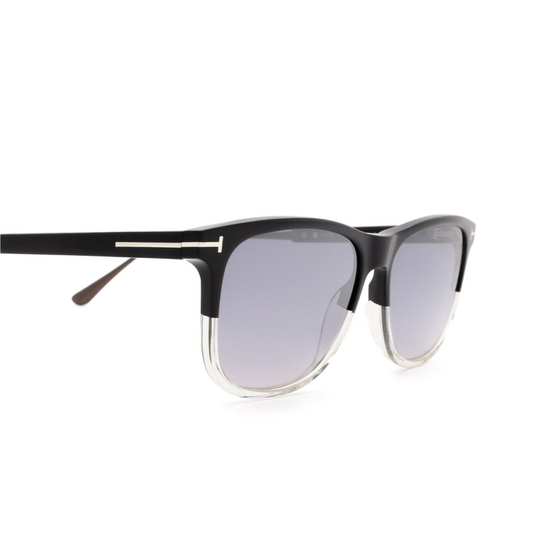 Tom Ford CALEB Sunglasses 03C black & crystal - 3/4