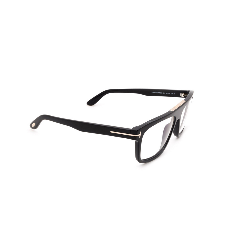 Tom Ford CECILIO-02 Eyeglasses 001 shiny black - 2/4