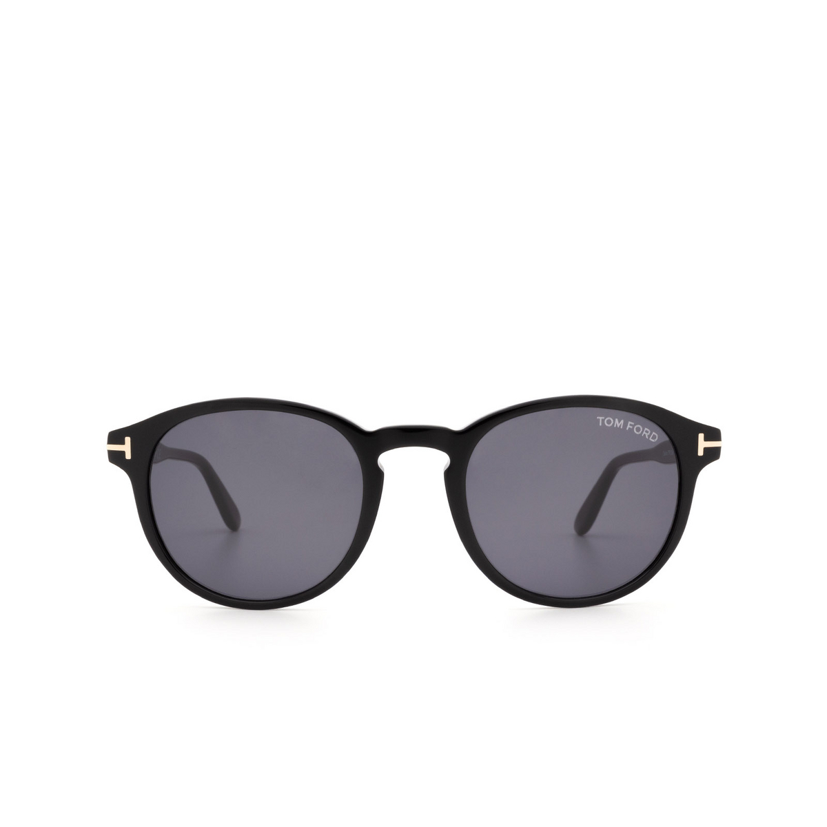 Tom Ford DANTE Sunglasses 01A Shiny Black - front view