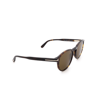 Tom Ford DANTE Sunglasses 52J dark havana - three-quarters view