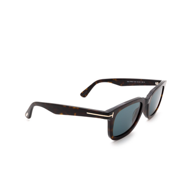 Tom Ford DARIO Sunglasses 52V dark havana - three-quarters view