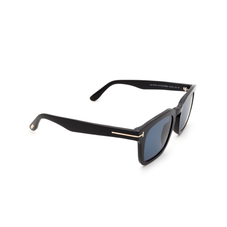 Tom Ford DAX Sunglasses 01V shiny black - 2/4