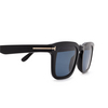 Tom Ford DAX Sonnenbrillen 01V shiny black - Produkt-Miniaturansicht 3/4